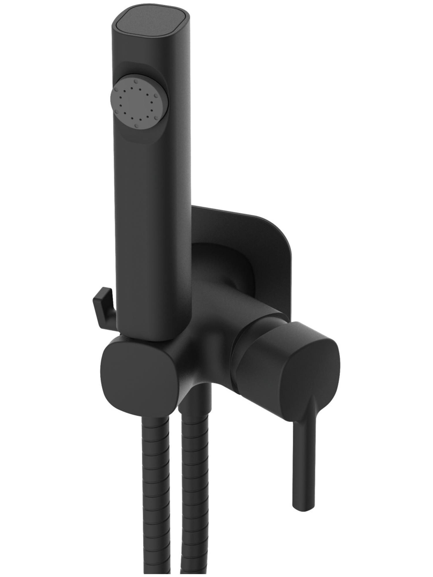 

Гигиенический душ Haiba HB5518-7 со смесителем, С ВНУТРЕННЕЙ ЧАСТЬЮ, черный