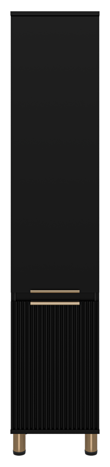 Шкаф-пенал Brevita Enfida 35 правый черный матовый ENF-05035-020P - фото 1