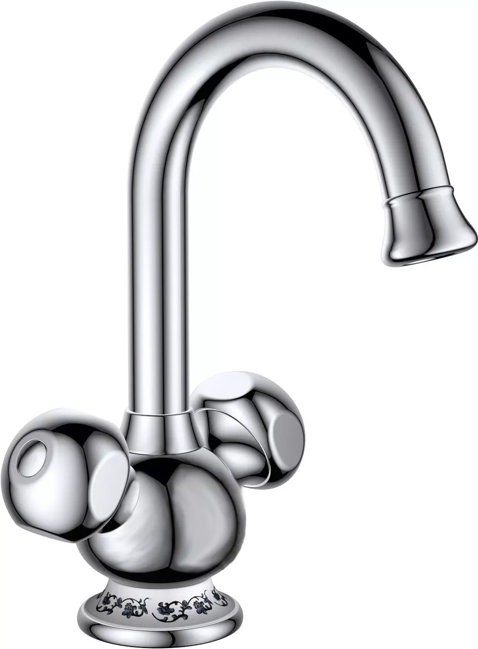 

Смеситель для раковины D&K DA142 хром (DA1422101, Серый;хром