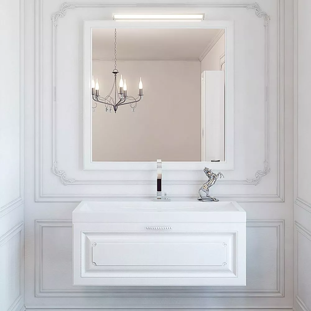 Мебель для ванной Aqwella 5 stars Империя 80 белый глянец - фото 1