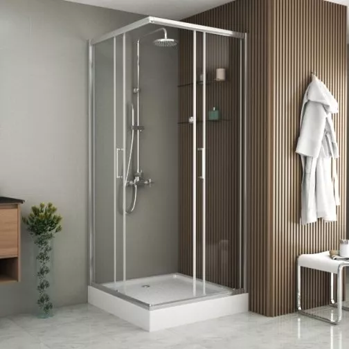 

Душевой уголок Bravat Drop BS090.2200A 90х90х200