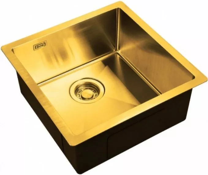 Металлические мойки  Santehnika Room Мойка кухонная Zorg Light ZL R 440440 BRONZE