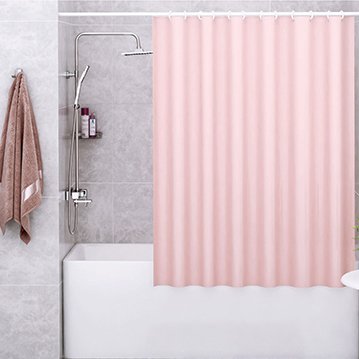 Купить Штора для ванной Wasserkraft Oder SC-30401, розовый, полиэстер