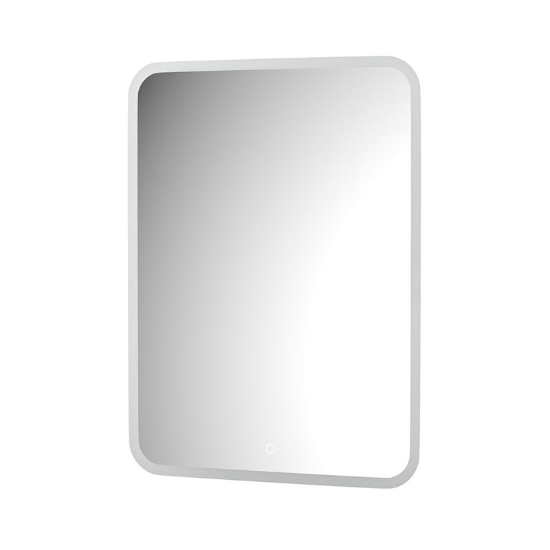 Зеркало с матированием и LED-подсветкой 25W (60x80 cm) (Сенсорный выключатель) (Нейтральный белый свет) (DEFESTO)