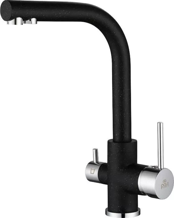 

Смеситель для кухни Paulmark Essen Es213011-308 черный