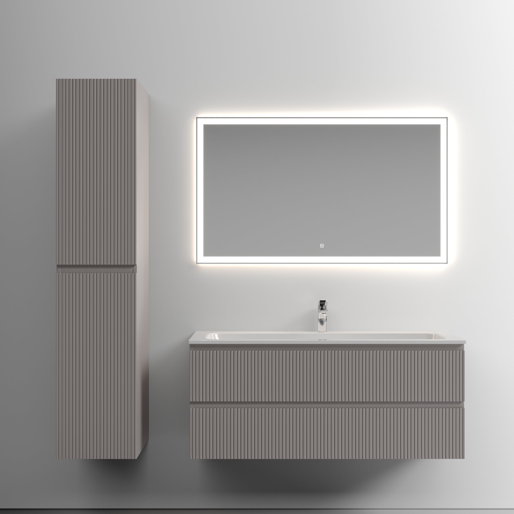 

Мебель для ванной комнаты Sancos Snob T 120 см, doha soft, раковина CN7017