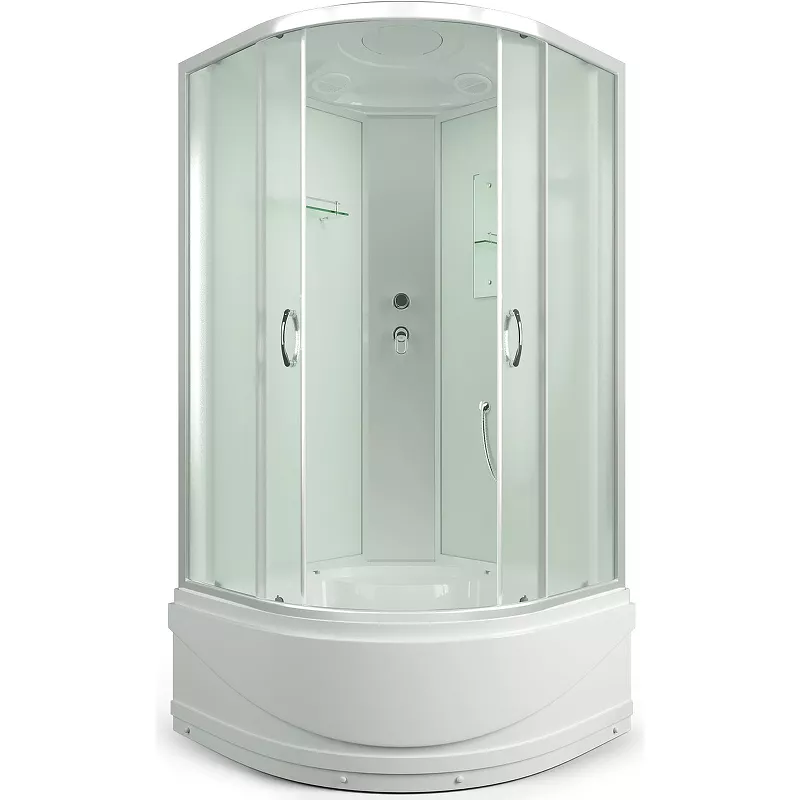 

Душевая кабина Erlit Comfort 80х80 хром стекло матовое