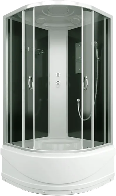 

Душевая кабина Erlit Comfort 80х80 хром стекло тонированное
