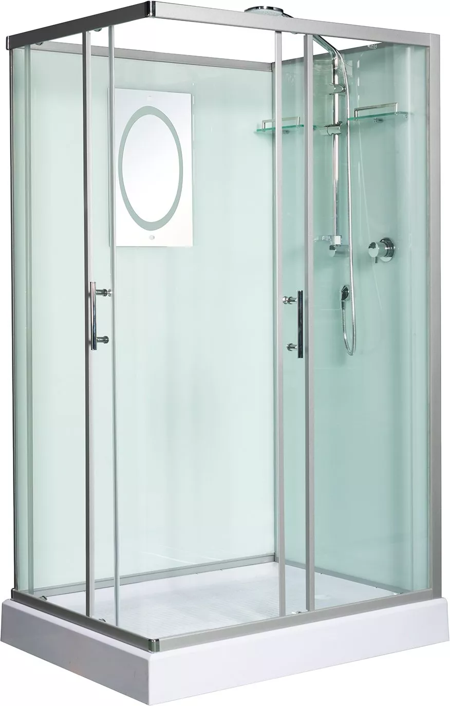 

Душевая кабина Weltwasser WW500 Laine 1201 120х90 10000003270 профиль хром, стекло прозрачное