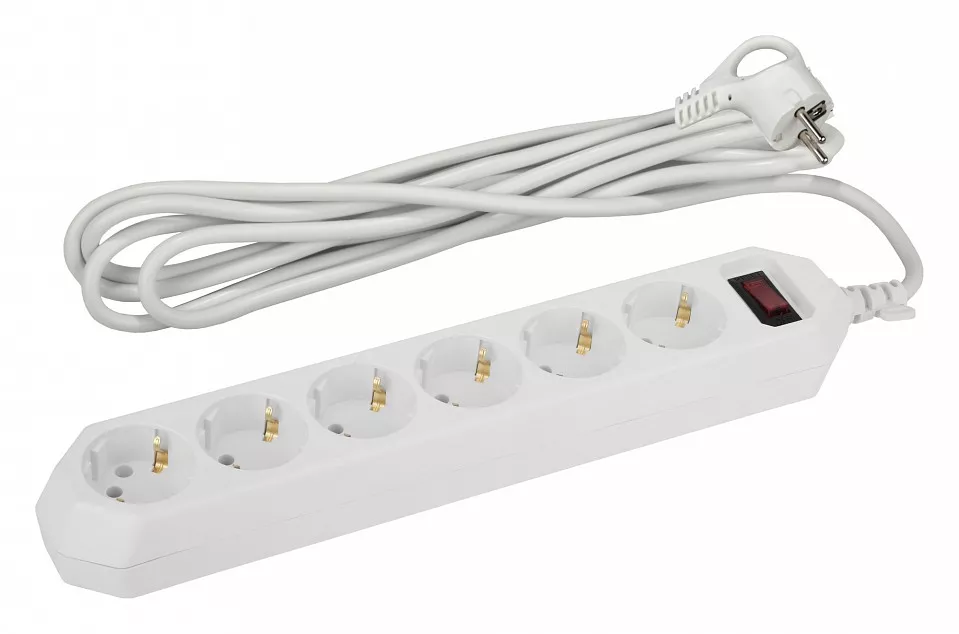 

Сетевой фильтр ЭРА USF-6es-5m-W-Box Б0037264