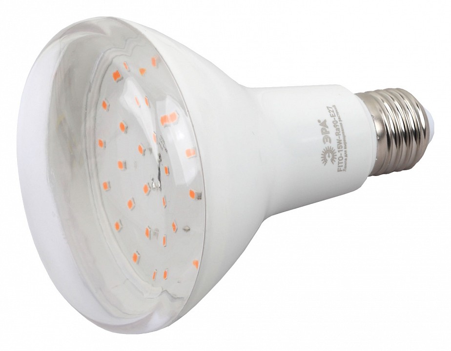 Лампа светодиодная ЭРА E27 15W 2150K прозрачная FITO-15W-Ra90-E27 Б0039173
