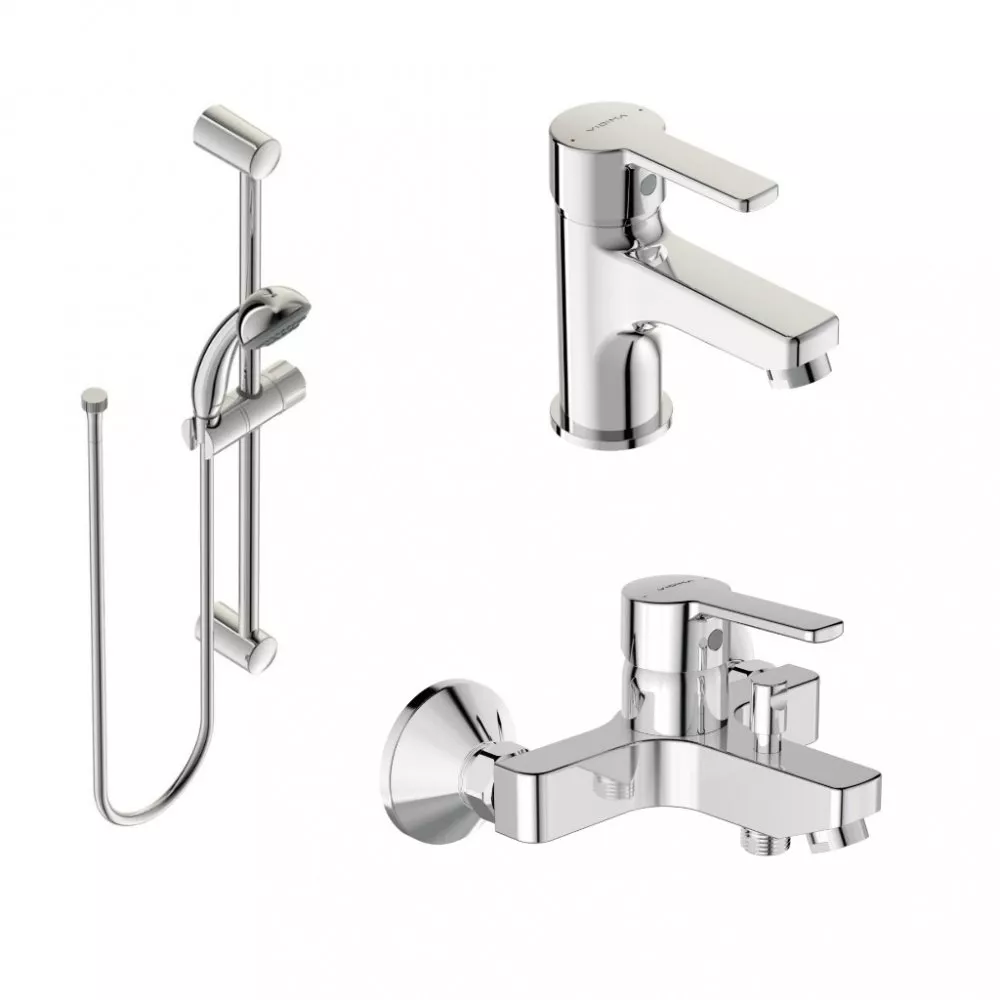 

BD127AA комплект смесителей VIDIMA UNO (BA234AA+ BA322AA+BA187AA)