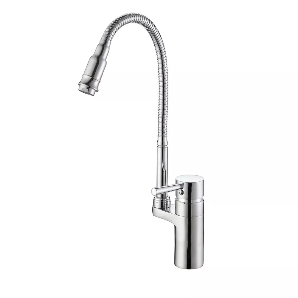 

Смеситель для кухни с гибким изливом D-Lin D157315-Q, хром