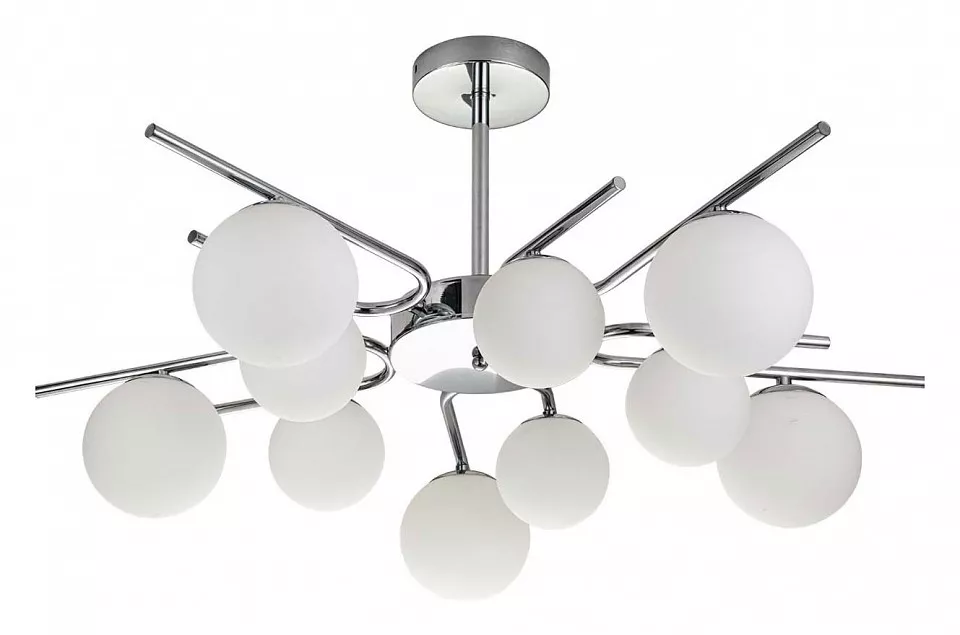 

Люстра на штанге Escada Sphere 642/10P Silver