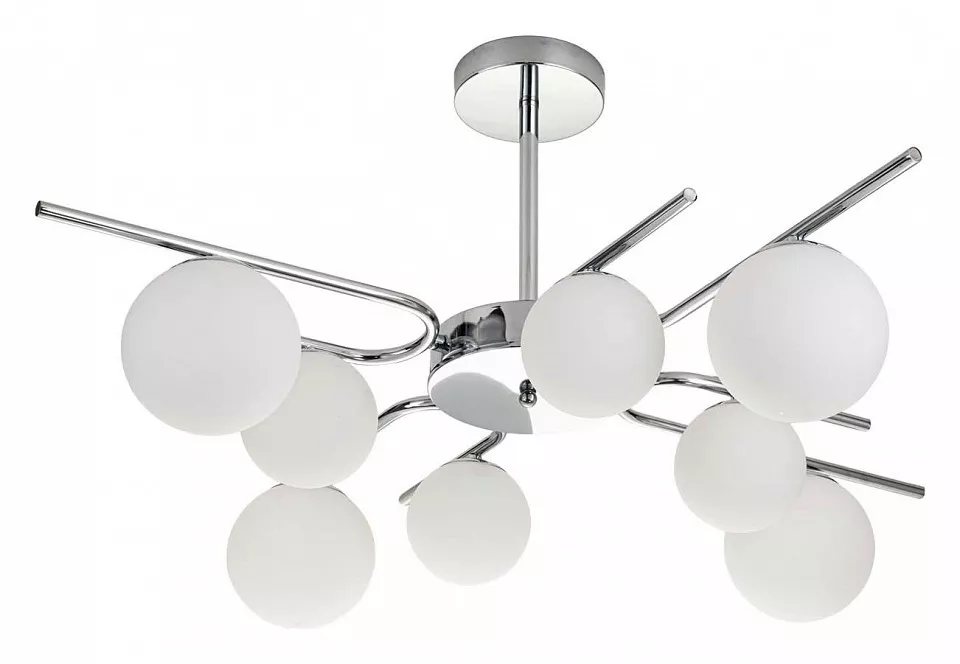 

Люстра на штанге Escada Sphere 642/8P Silver