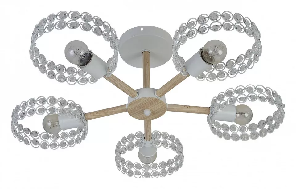 

Люстра на штанге Escada Banjo 679/5P White