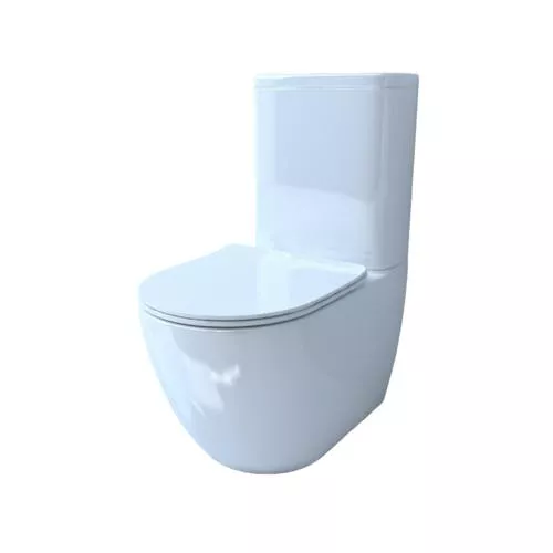 

Унитаз напольный Esbano Fortex-N белый с сиденьем микролифт