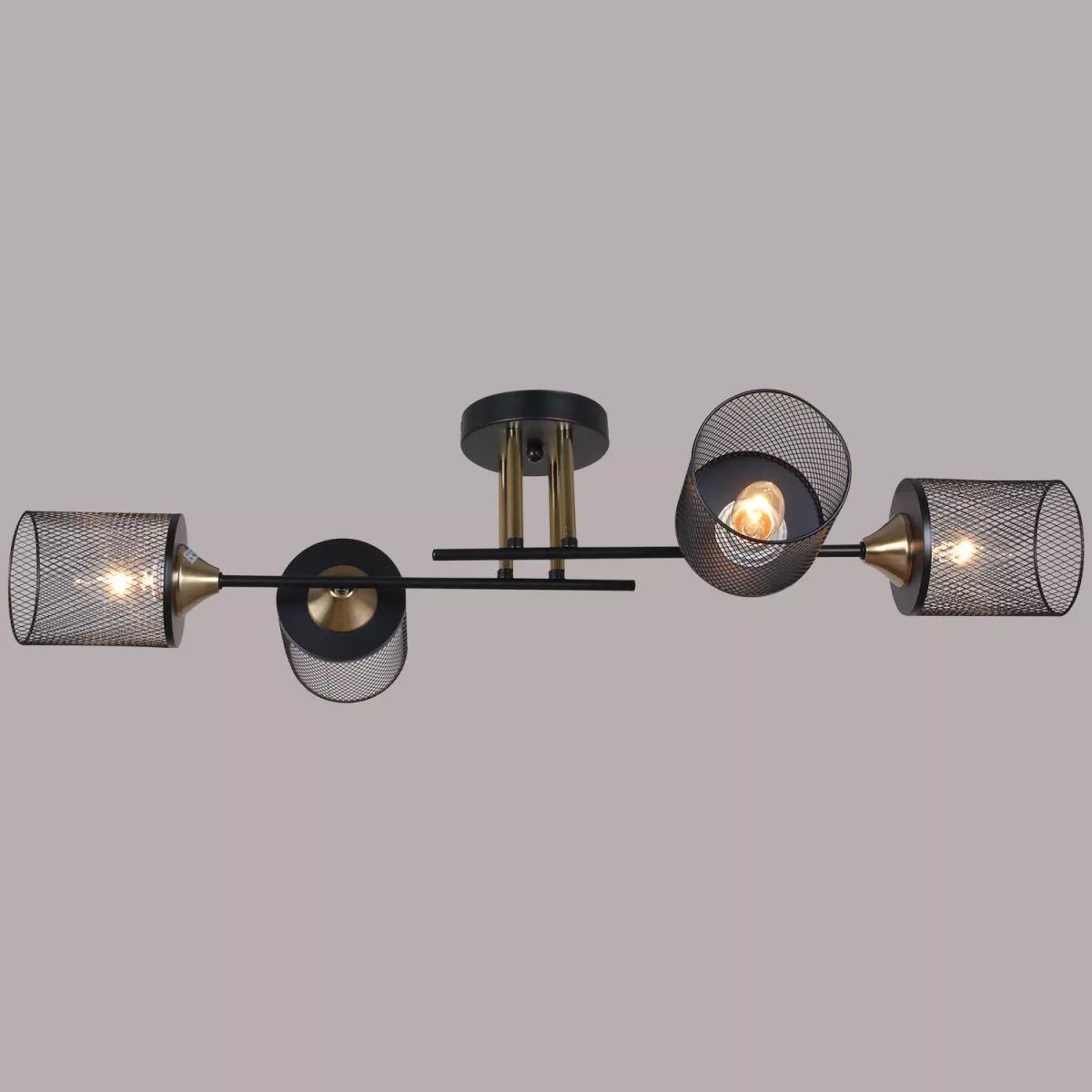 

Потолочная люстра Reluce 38460-0.3-04 BK+COPPER