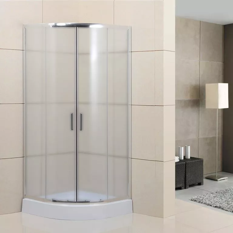 Душевой уголок BelBagno Uno-195 R 2 85 P Cr стекло текстурное UNO-195-R-2-85-P-Cr - фото 1