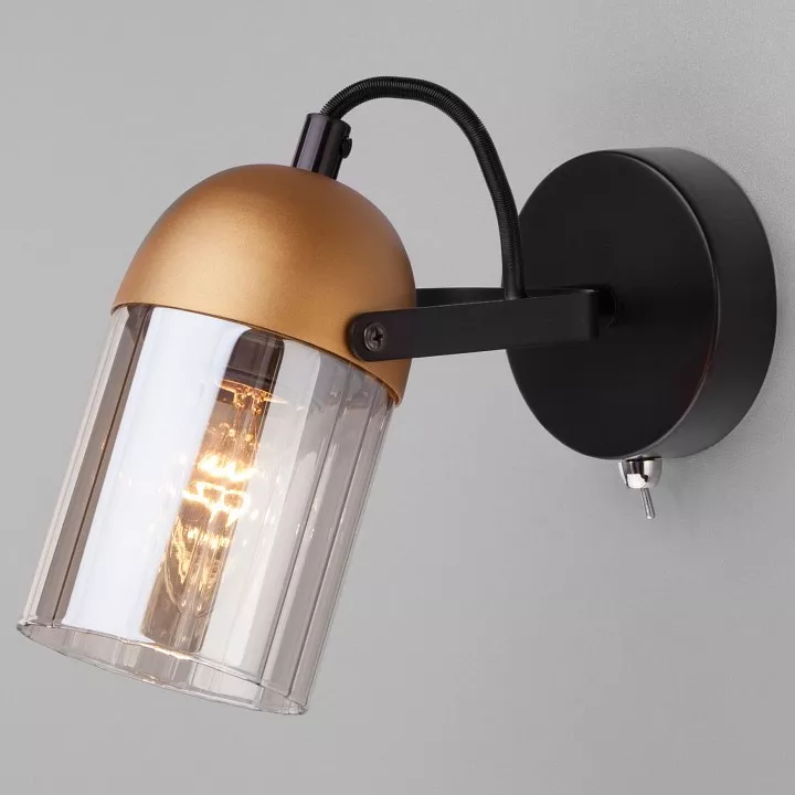 

Бра Eurosvet Mars 20122/1 черный/золото