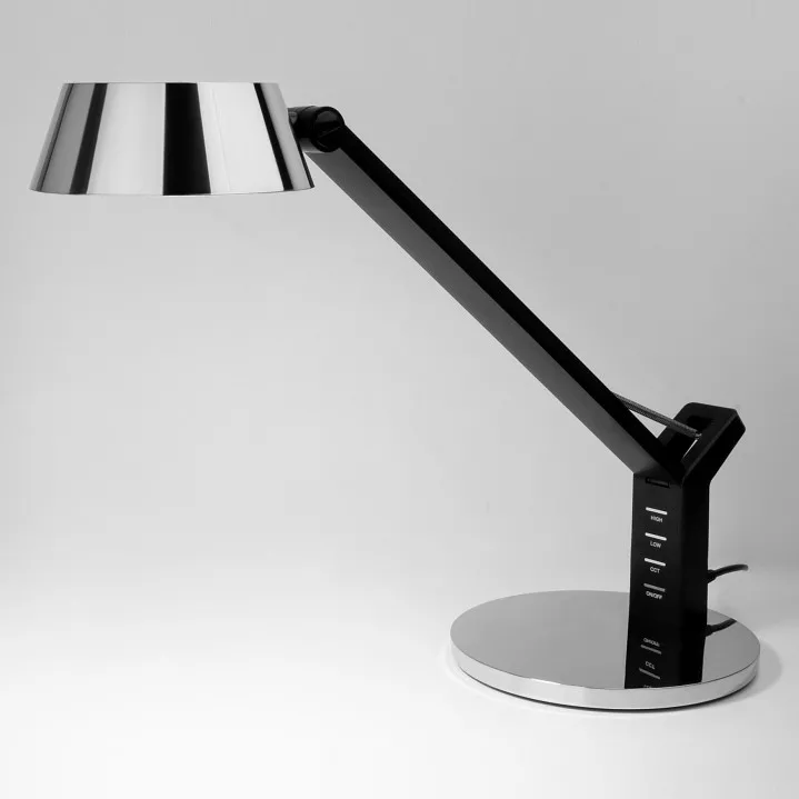 Настольная лампа офисная Eurosvet Slink 80426/1 черный/серебро 80426/1 черный/серебро - фото 1