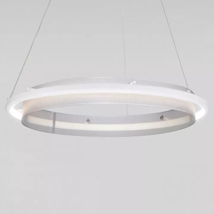 

Подвесной светильник Eurosvet Imperio 90241/1 белый/ серебро Smart