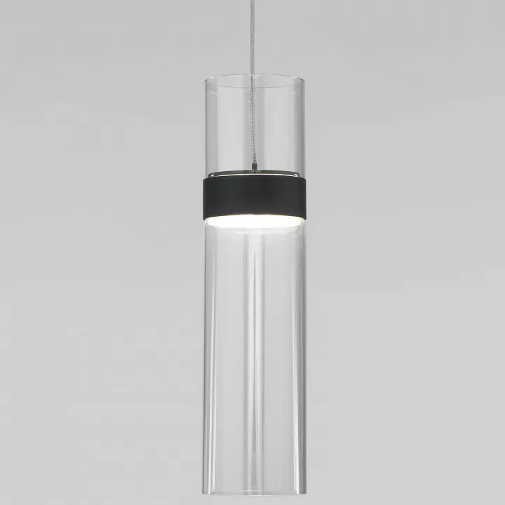 

Подвесной светильник Eurosvet Lumen 50244/1 LED черный/прозрачный