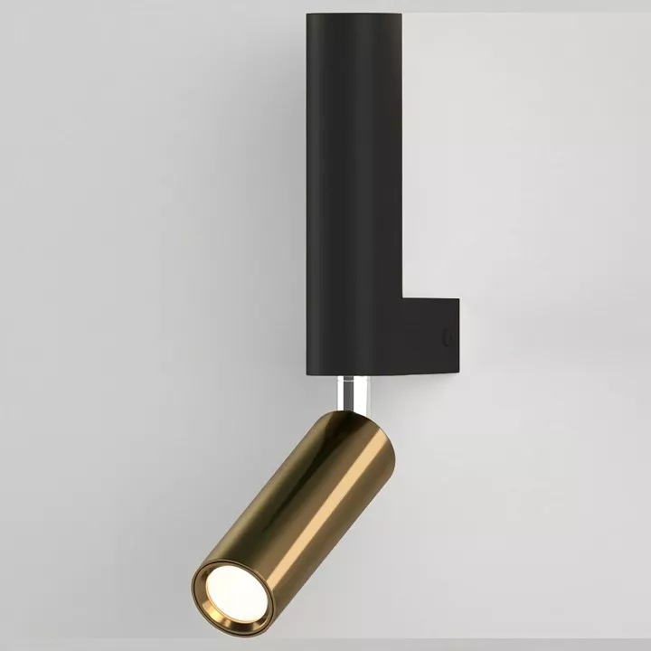 

Бра с подсветкой Eurosvet Pitch 40020/1 LED черный/латунь