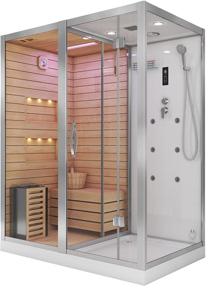 

Душевая кабина Cerutti Spa Albano -L White 8350 с сауной