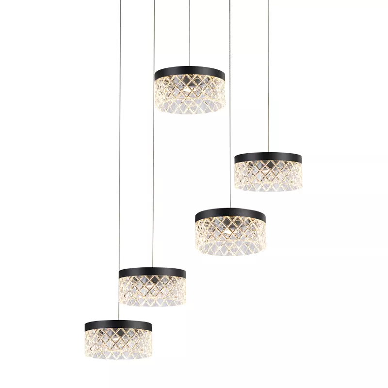 

Подвесной светильник Delight Collection MD21020075 MD21020075-5A matt black