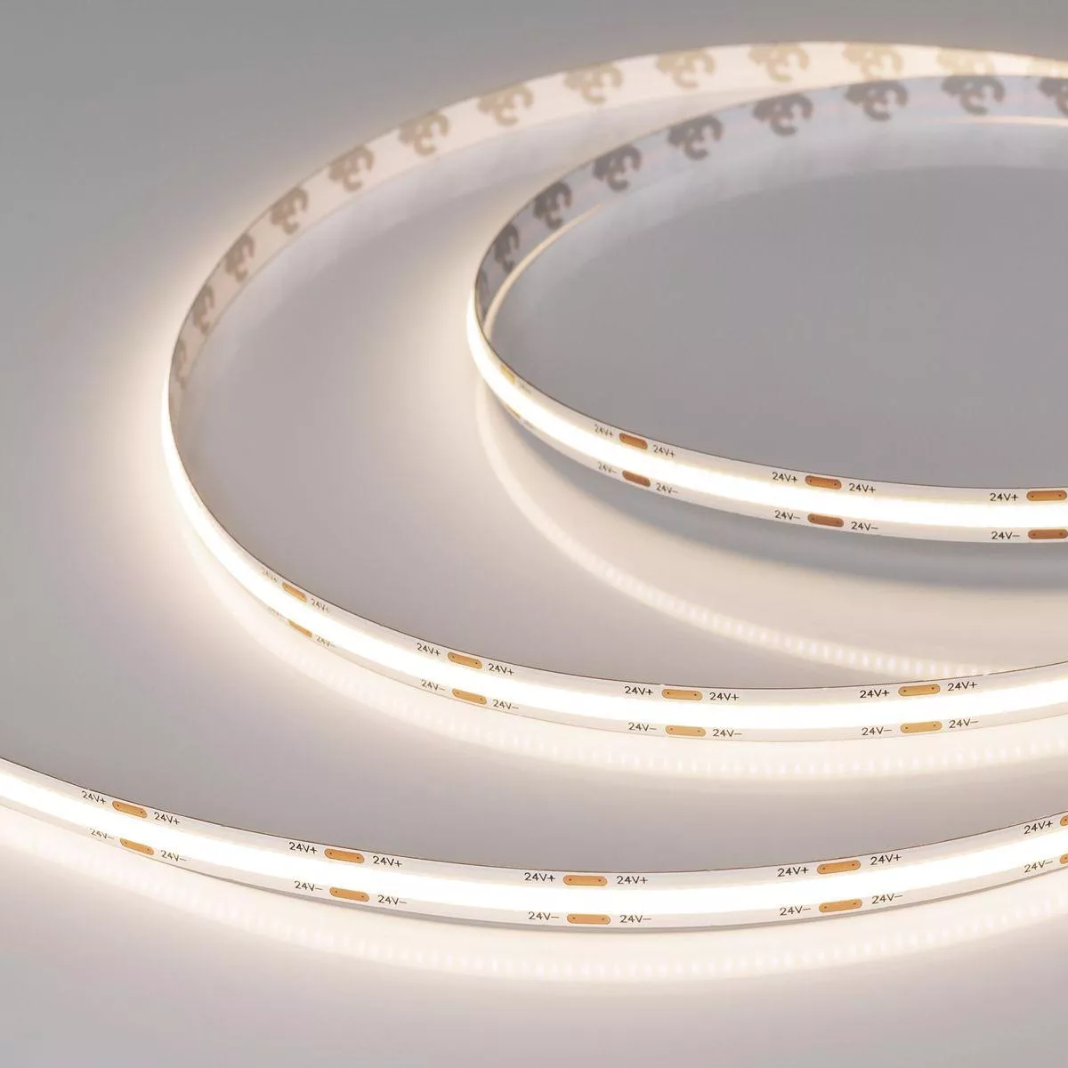 

Светодиодная лента Arlight 11,5W/m 544LED/m CSP теплый белый 5М COB-X544-8mm 24V Warm3500 044580