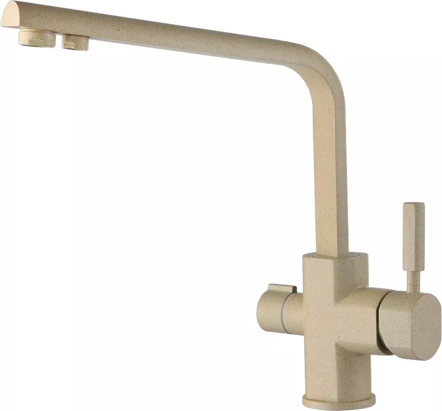 

Смеситель Kaiser Decor 40144-7 Ora для кухонной мойки, бежевый мрамор