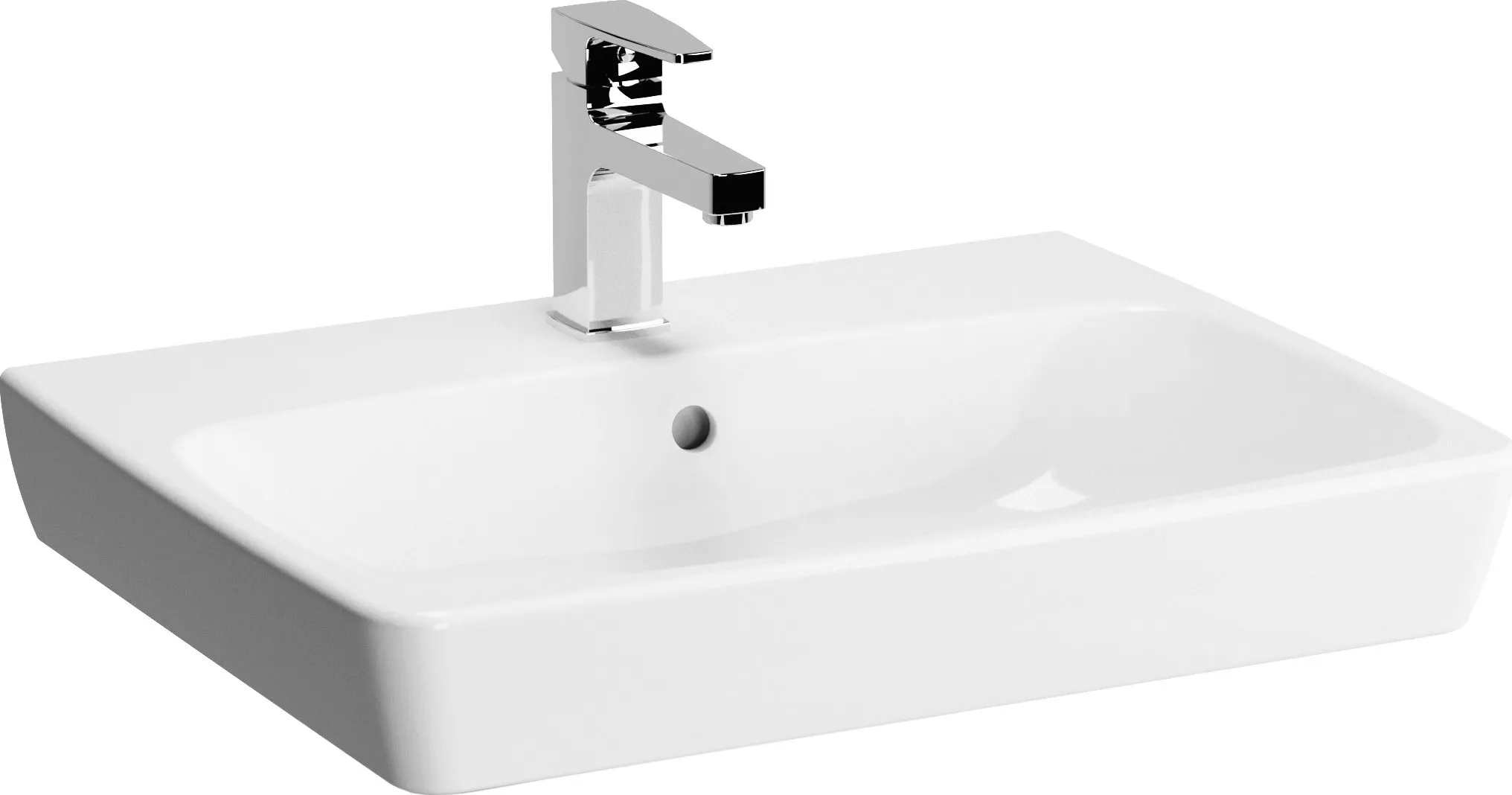 

Подвесная раковина Vitra Metropole (5662B003-0001, Белый