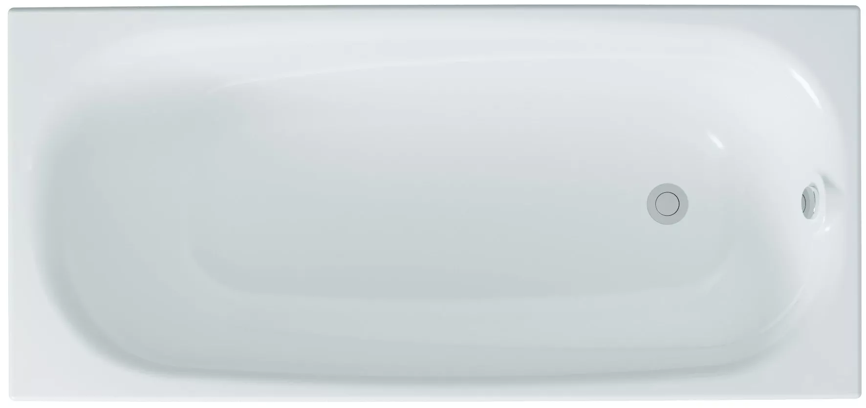 Акриловая ванна DIWO Кострома 150x70 прямоугольная, пристенная, без гидромассажа, с ножками 506397 - фото 1