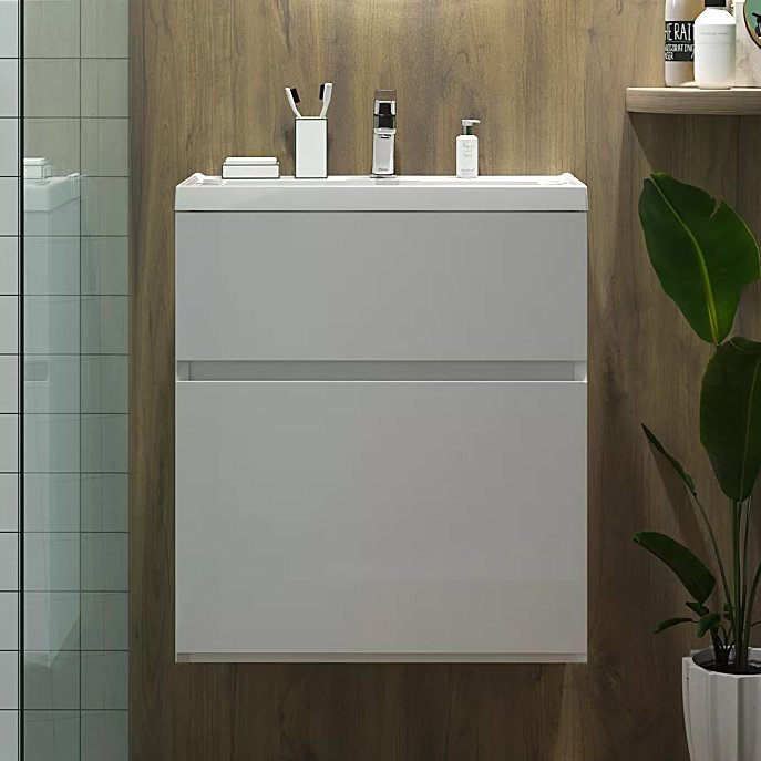 

Тумба с раковиной Marka One Bumble 50П