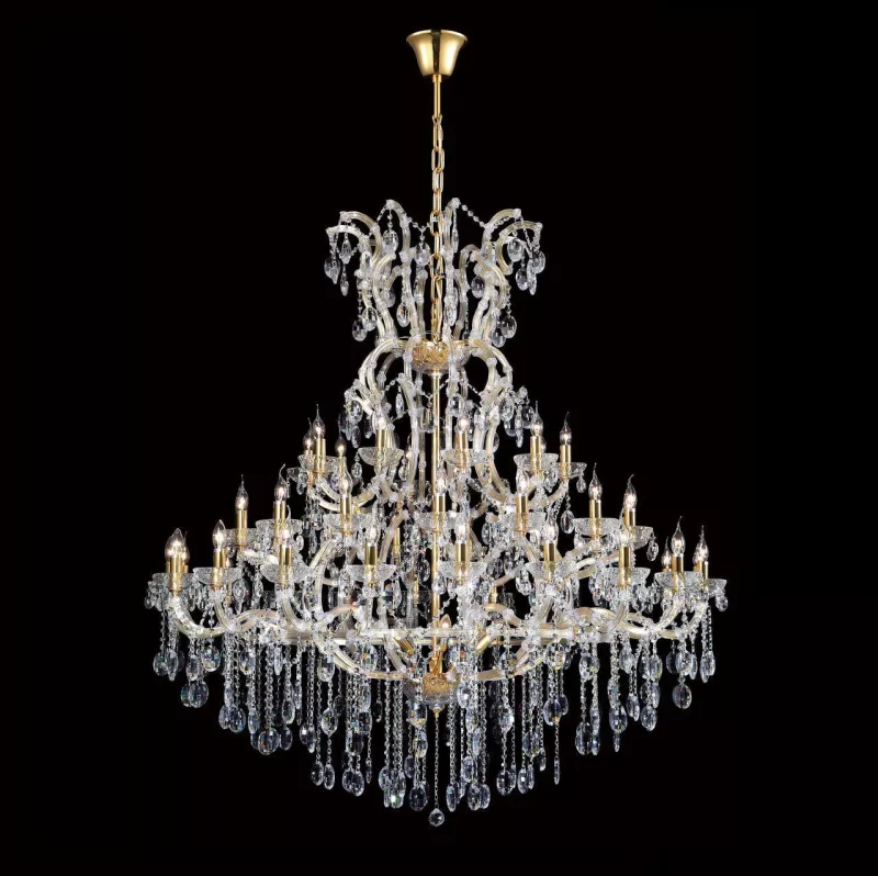 

Каскадная люстра Crystal Lux Hollywood SP53 Gold