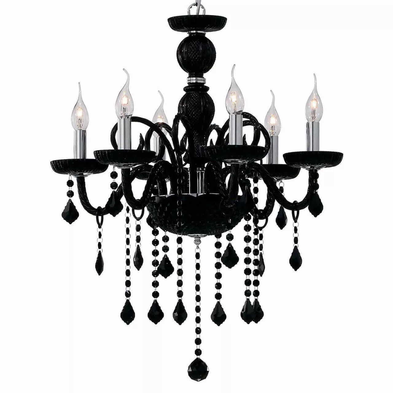 

Подвесная люстра Ideal Lux Giudecca SP6 Nero 032504