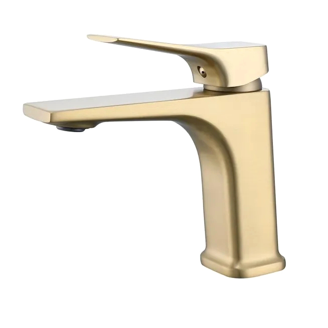 Смеситель для раковины ProHanss P62.10.03 золотой сатин