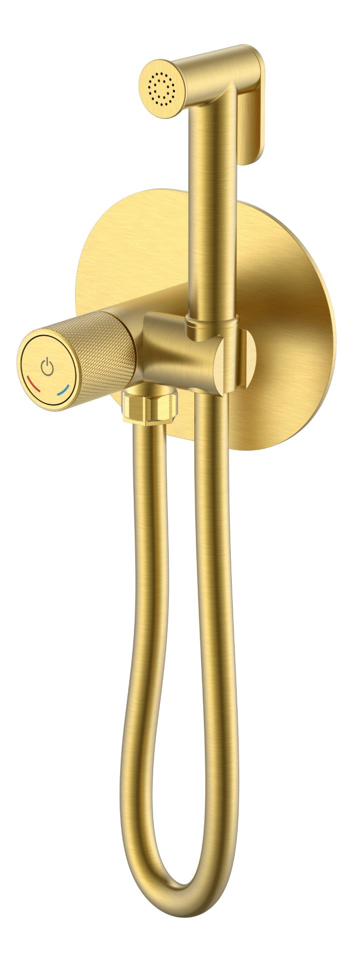 

Гигиенический душ Boheme Tech 157-MG со смесителем, С ВНУТРЕННЕЙ ЧАСТЬЮ, mat gold