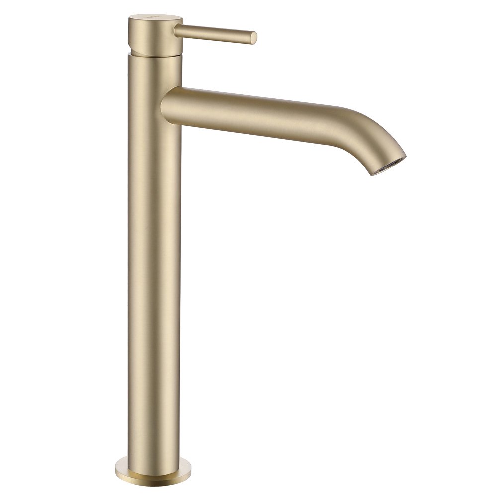 

Смеситель для раковины Abber Wasser Kreis AF8111G матовое золото