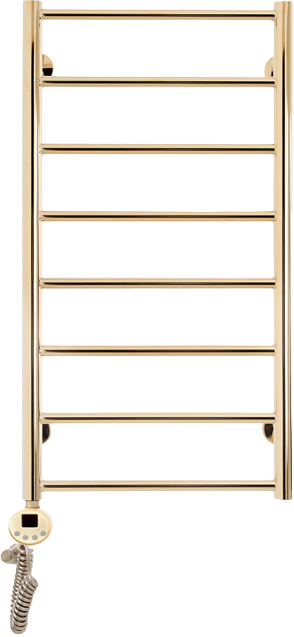 

Полотенцесушитель электрический Domoterm Медея П8 40x80, золото, L