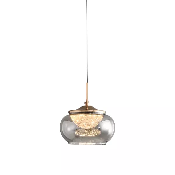 

Подвесной светильник Delight Collection MT9128-1H gold/smoke