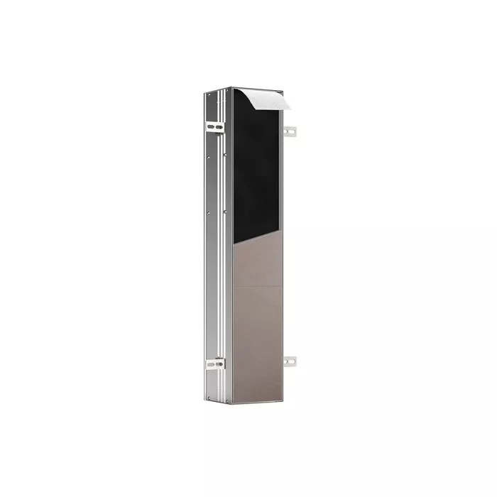 

Emco Asis module 2.0 Встр.модуль для туалета 154х150xh803мм, 1 дверь под плитку петли L, держатель т/бумаги, ёршик