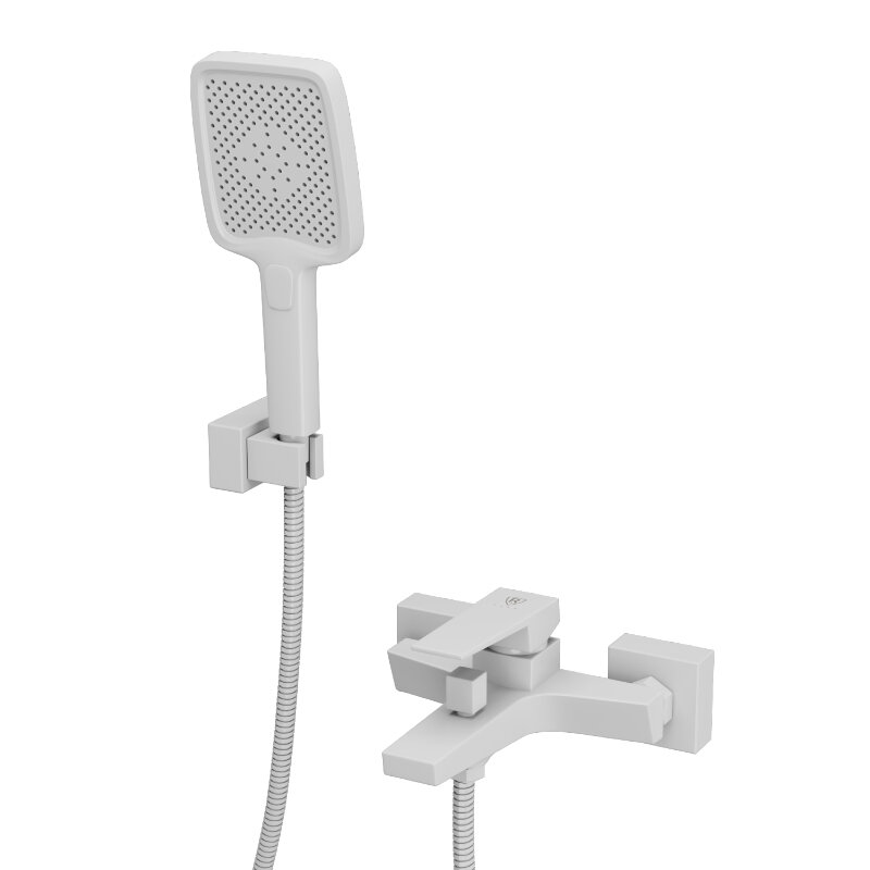 Смеситель для ванны с коротким изливом RUSH Thira (TR3635-44White)