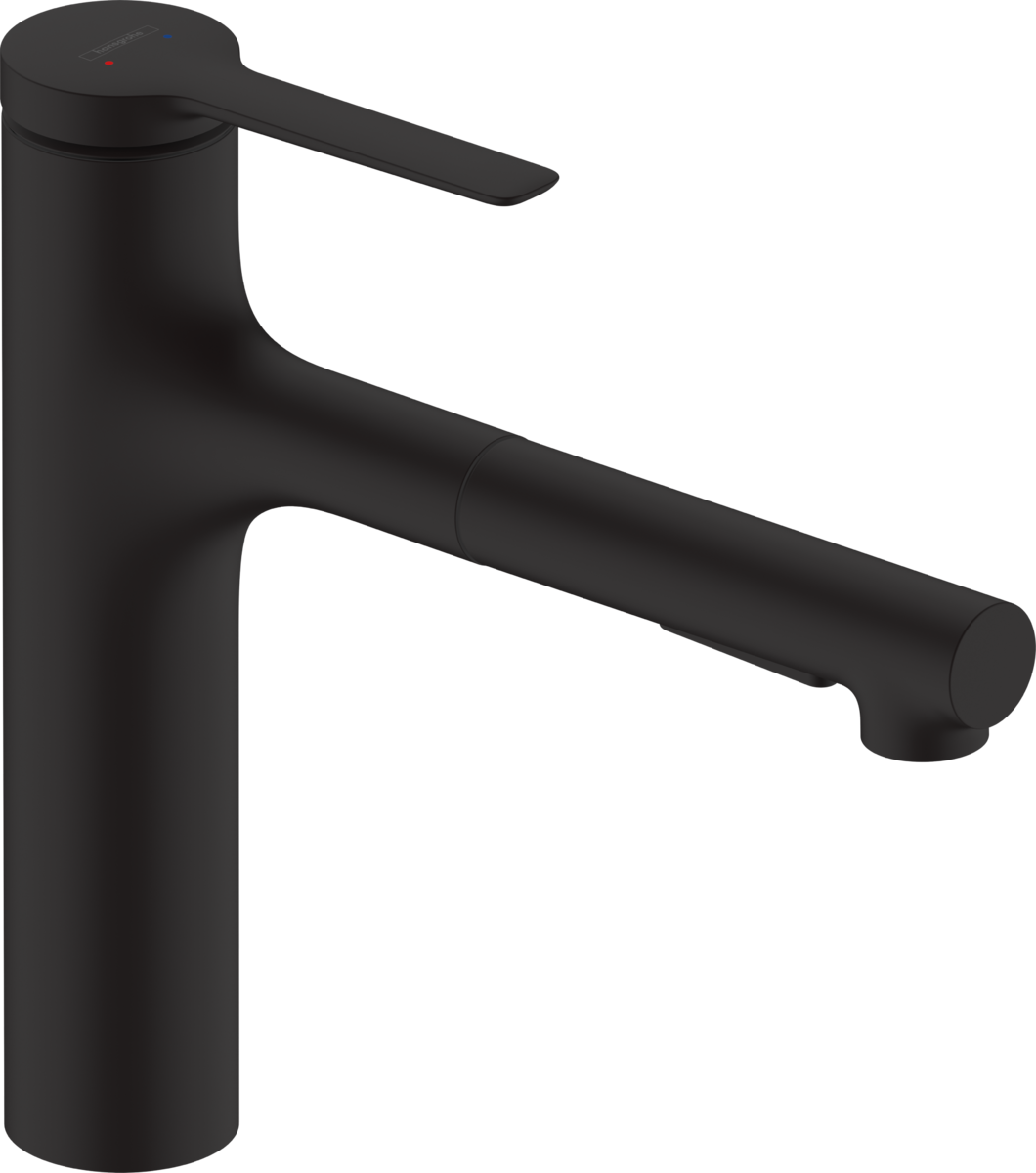 

Смеситель для кухни Hansgrohe Zesis 74801670 черный матовый
