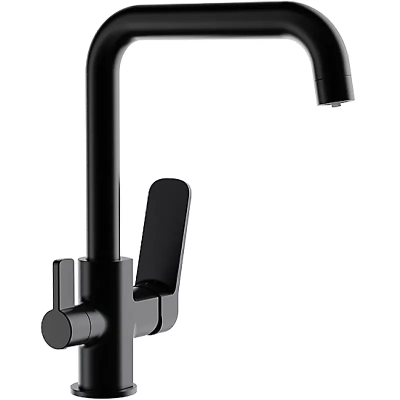 Смеситель для кухни Frap H62 черный матовый