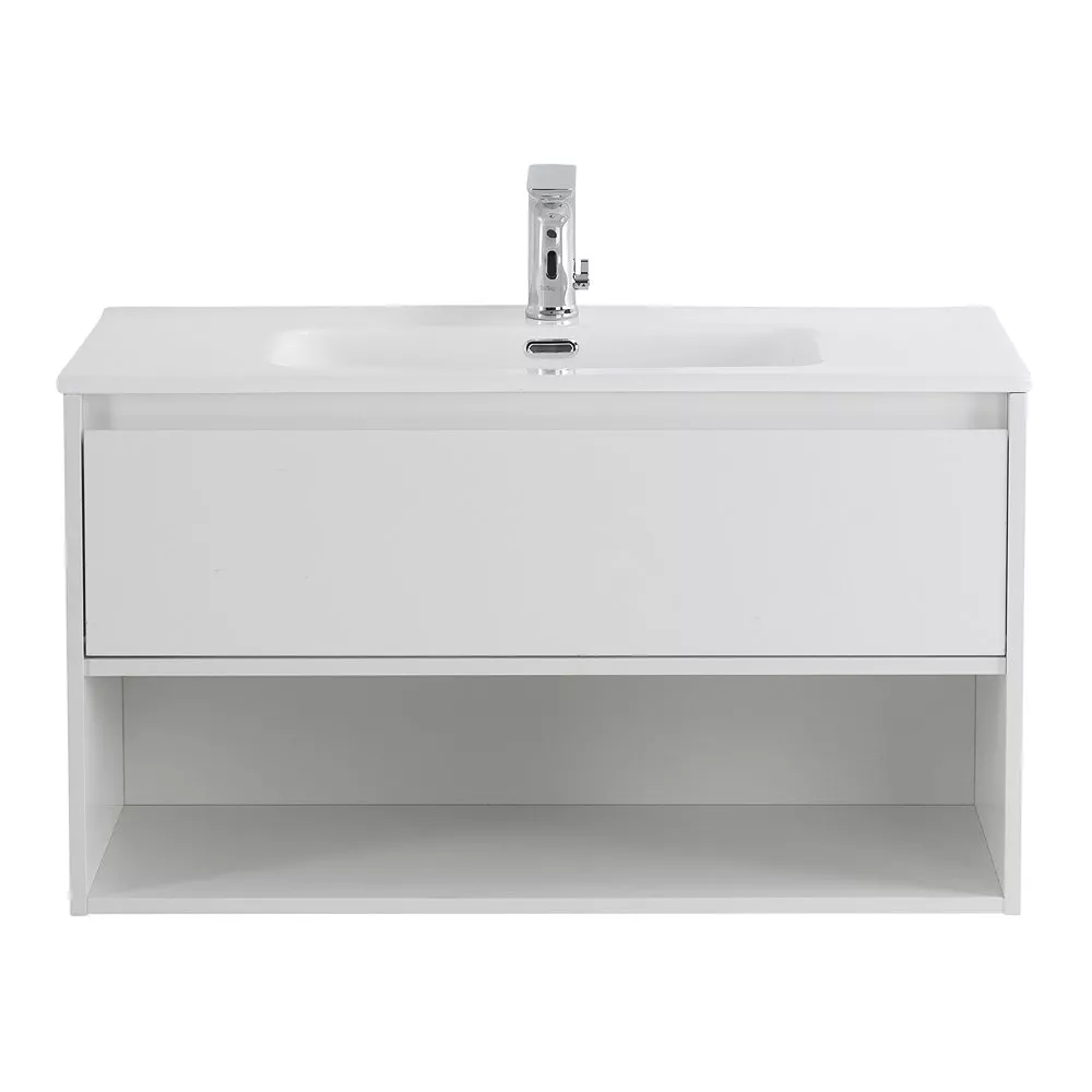 

Тумба с раковиной BelBagno Kraft 90 белый матовый