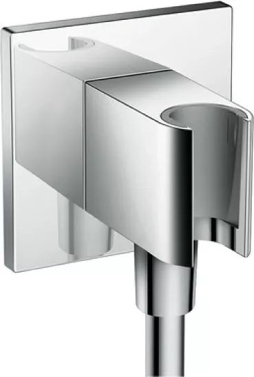 

Шланговое подключение Hansgrohe Fixfit Porter Square 26486000 держатель для душа