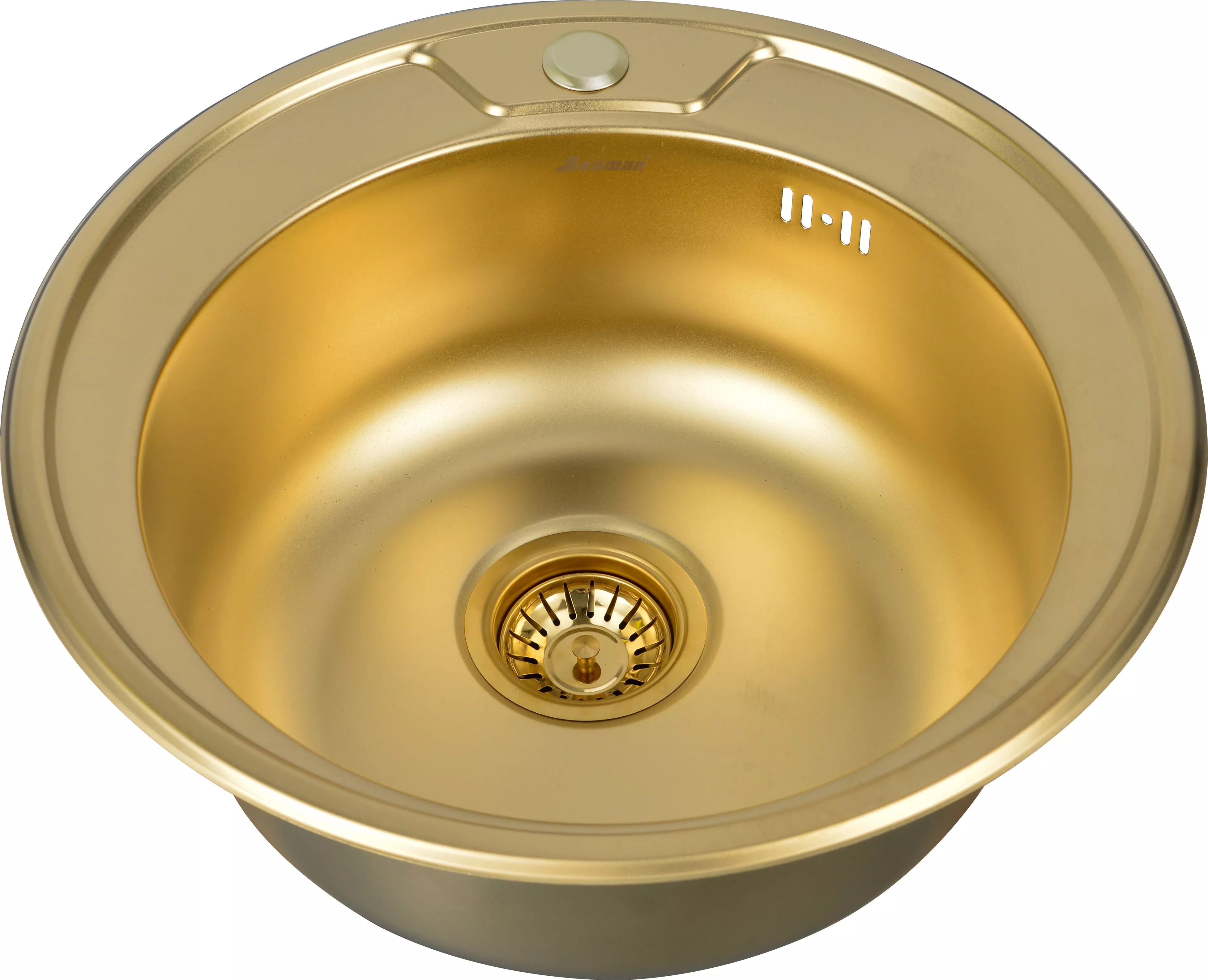 

Мойка кухонная Seaman Eco Wien SWT-490-Antique gold matt, Золото