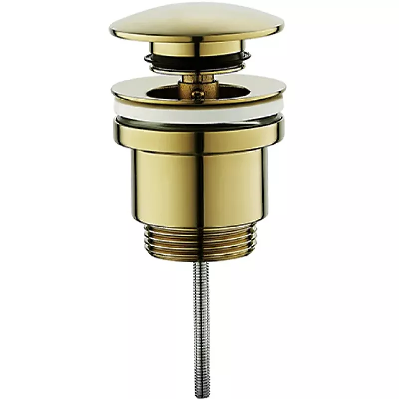 Донный клапан для раковины Frap золотой F62-3 - фото 1